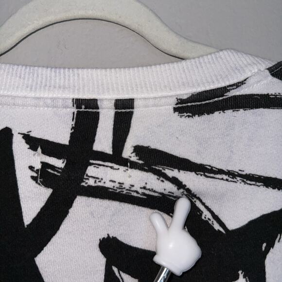 Maeve Anthropologie Heart Printed Sweatshirt 100% Cotton Size X-Small - Picture 9 of 12